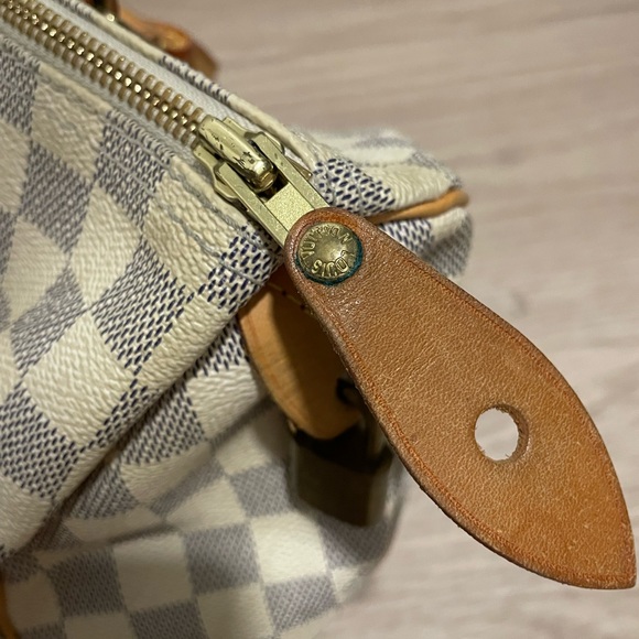 Vintage Louis Vuitton Speedy 30 Damier Azur - Picture 9 of 9